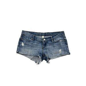 Abercrombie & Fitch Women’s Size 2 Distressed Denim Cutoff Shorts #6406
